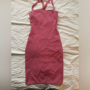 Guess Bandage Dress with Cross Back